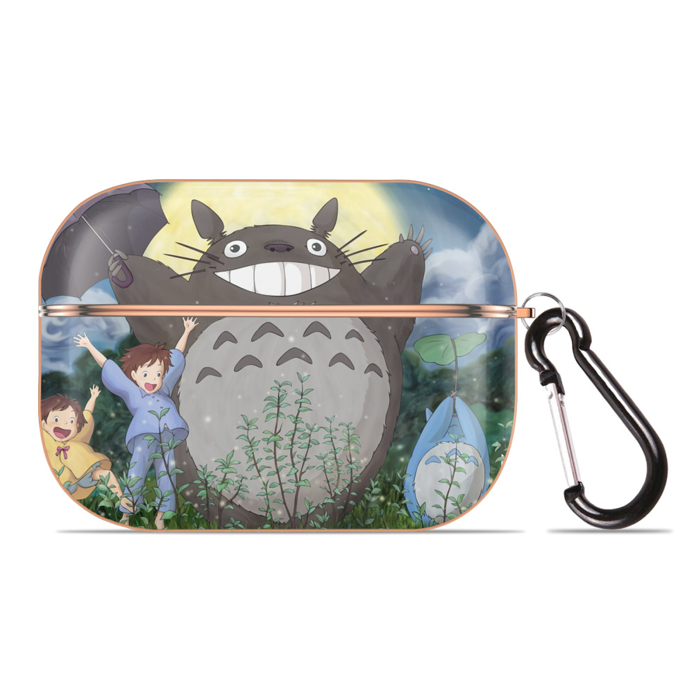 となりのトトロ 草壁メイ 草壁サツキ My Neighbor Totoro Satsuki Kusakabe Mei Kusakabe 【AirPods Pro用】ハードシェル保護ケース｜耐衝撃・防指紋・カラビナ付き商品仕様