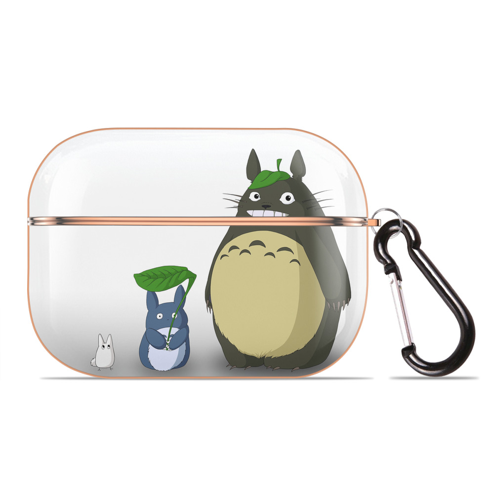 となりのトトロ 草壁メイ 草壁サツキ My Neighbor Totoro Satsuki Kusakabe Mei Kusakabe 【AirPods Pro用】ハードシェル保護ケース｜耐衝撃・防指紋・カラビナ付き商品仕様