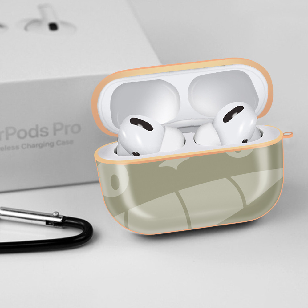 となりのトトロ 草壁メイ 草壁サツキ My Neighbor Totoro Satsuki Kusakabe Mei Kusakabe 【AirPods Pro用】ハードシェル保護ケース｜耐衝撃・防指紋・カラビナ付き商品仕様