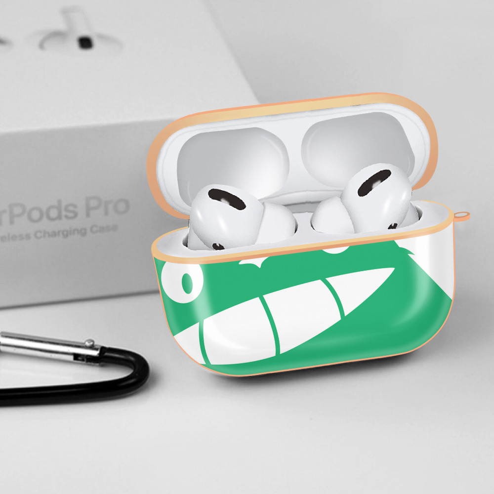 となりのトトロ 草壁メイ 草壁サツキ My Neighbor Totoro Satsuki Kusakabe Mei Kusakabe 【AirPods Pro用】ハードシェル保護ケース｜耐衝撃・防指紋・カラビナ付き商品仕様