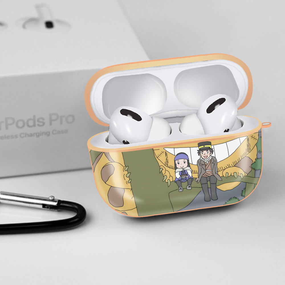 となりのトトロ 草壁メイ 草壁サツキ My Neighbor Totoro Satsuki Kusakabe Mei Kusakabe 【AirPods Pro用】ハードシェル保護ケース｜耐衝撃・防指紋・カラビナ付き商品仕様