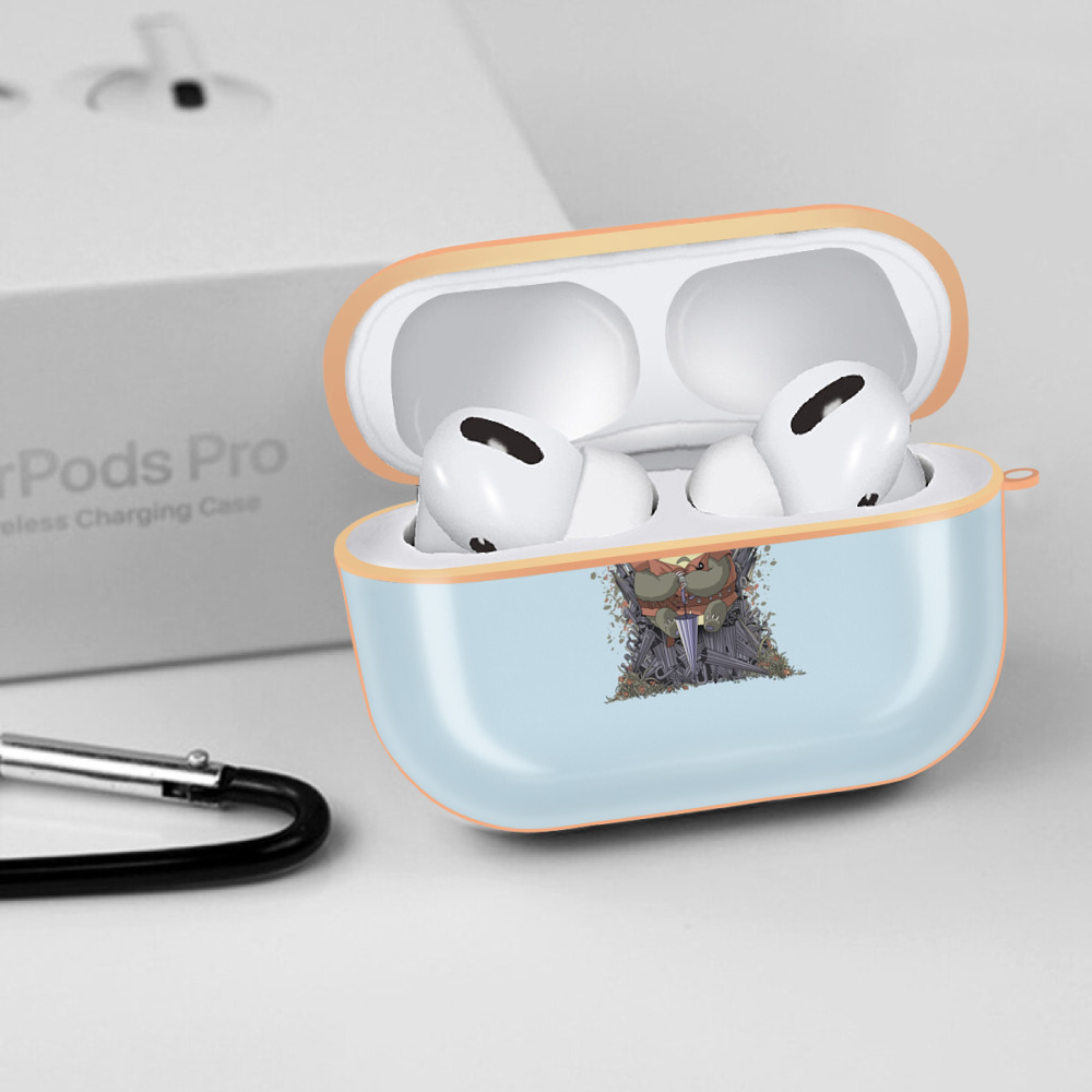 となりのトトロ 草壁メイ 草壁サツキ My Neighbor Totoro Satsuki Kusakabe Mei Kusakabe 【AirPods Pro用】ハードシェル保護ケース｜耐衝撃・防指紋・カラビナ付き商品仕様