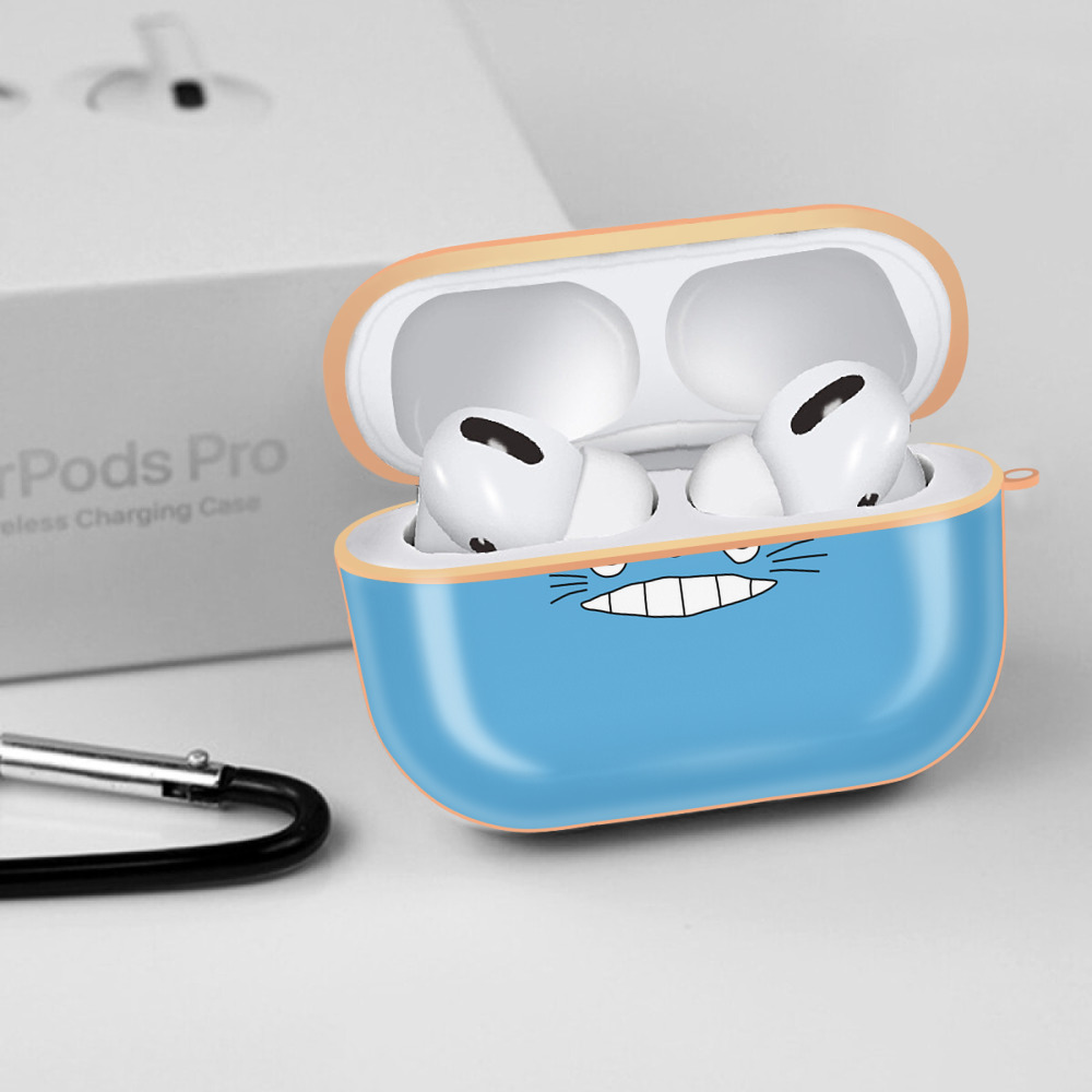 となりのトトロ 草壁メイ 草壁サツキ My Neighbor Totoro Satsuki Kusakabe Mei Kusakabe 【AirPods Pro用】ハードシェル保護ケース｜耐衝撃・防指紋・カラビナ付き商品仕様
