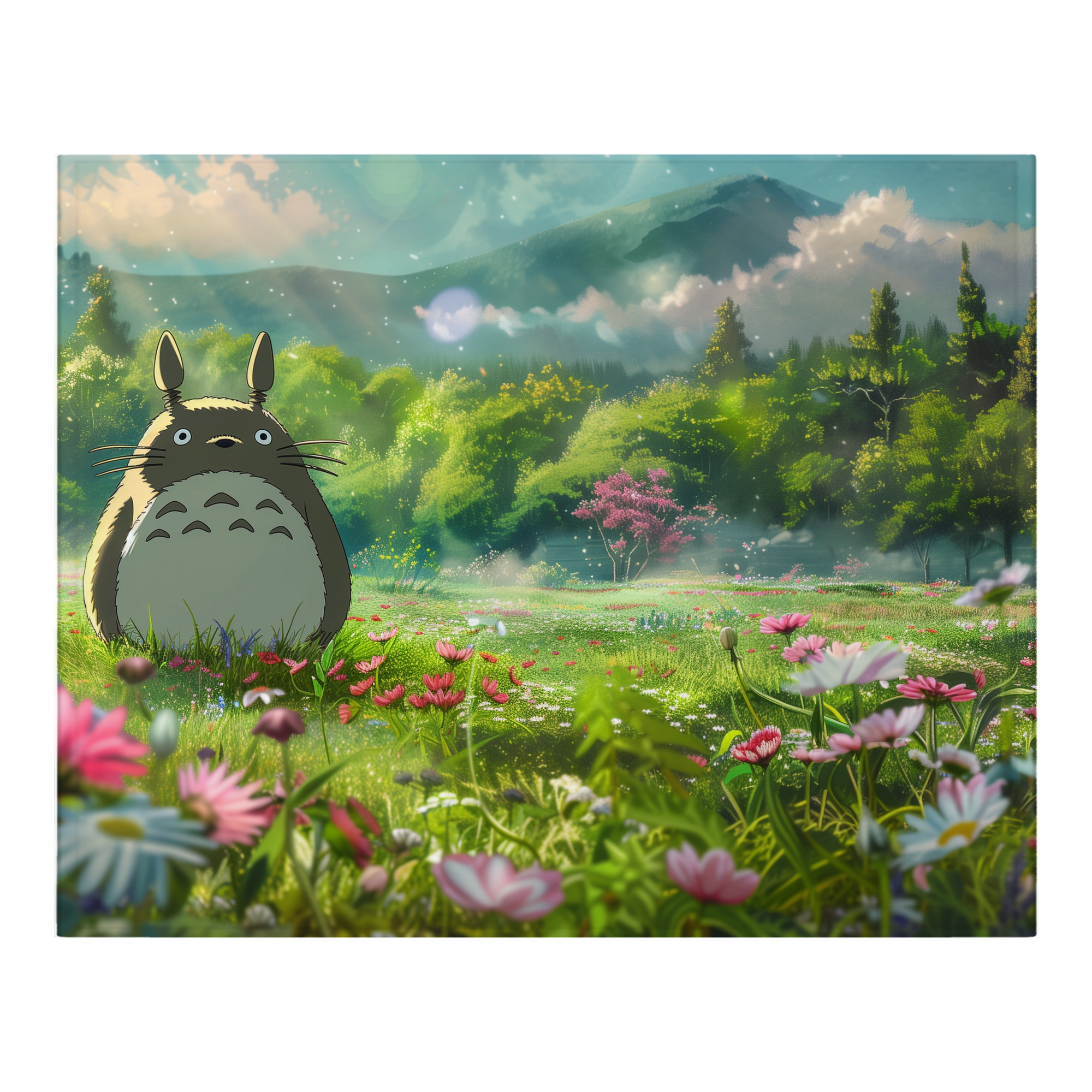（画像用） となりのトトロ 草壁メイ 草壁サツキ My Neighbor Totoro Satsuki Kusakabe Mei Kusakabe フランネルブランケット・多サイズ対応（横型）