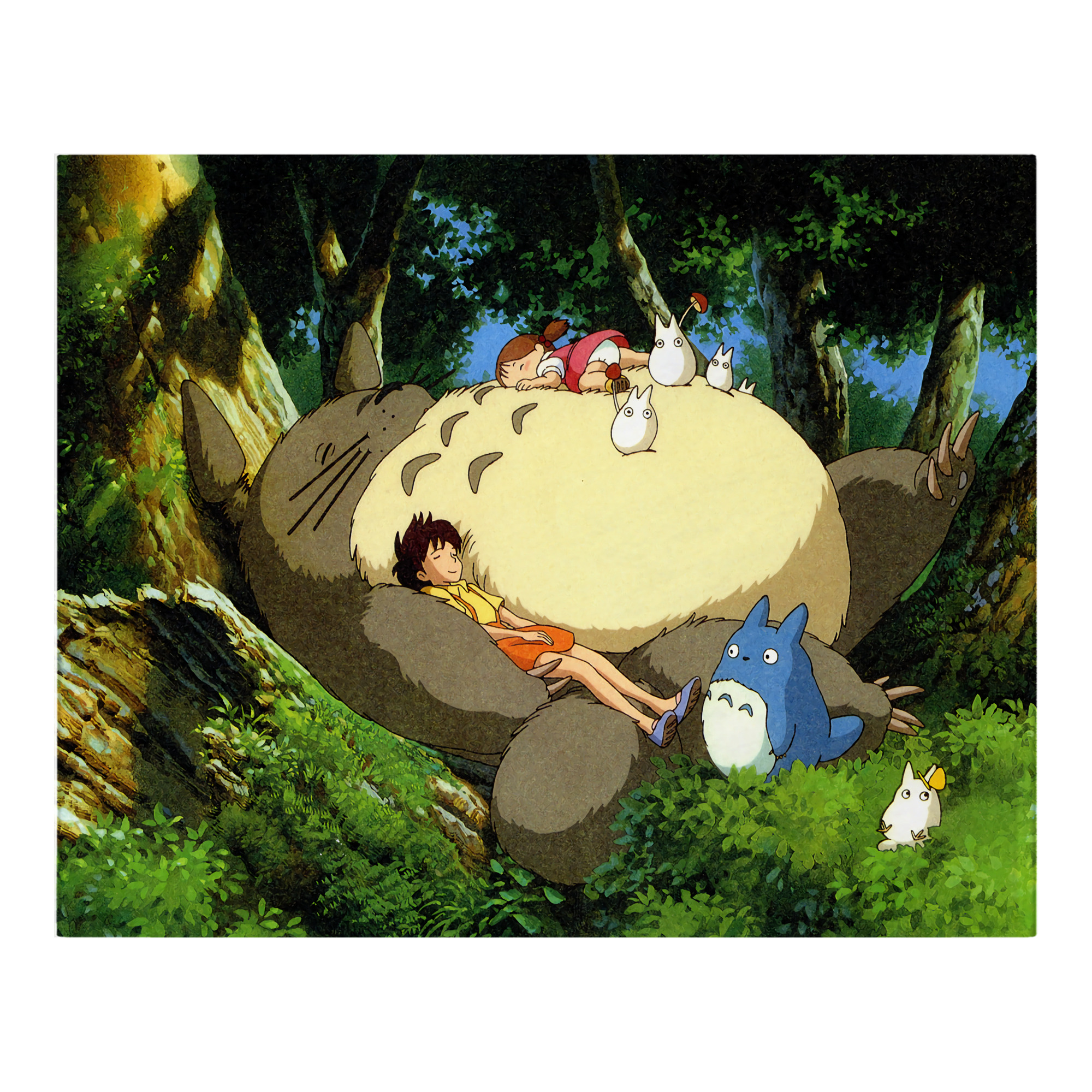 （画像用） となりのトトロ 草壁メイ 草壁サツキ My Neighbor Totoro Satsuki Kusakabe Mei Kusakabe フランネルブランケット・多サイズ対応（横型）