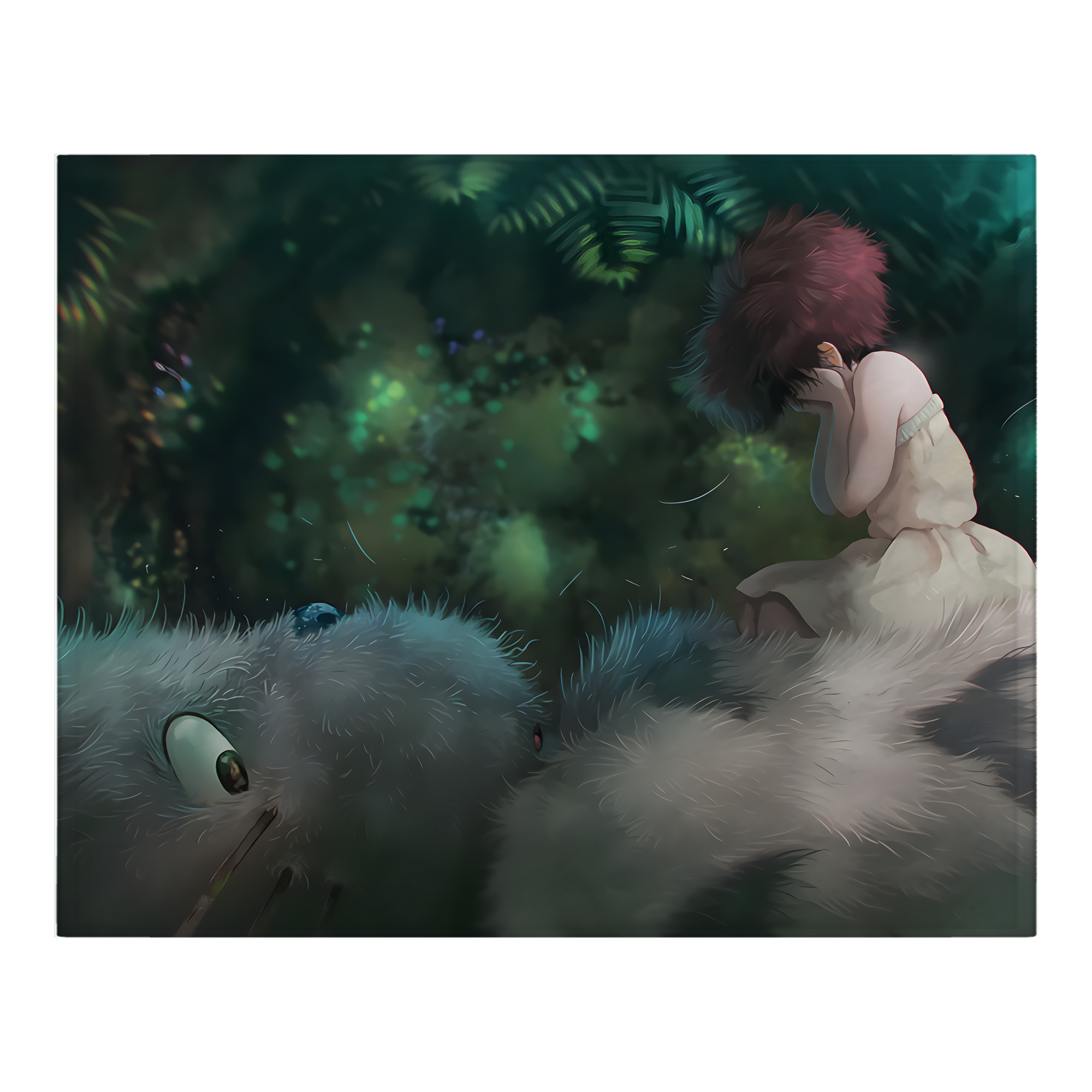 （画像用） となりのトトロ 草壁メイ 草壁サツキ My Neighbor Totoro Satsuki Kusakabe Mei Kusakabe フランネルブランケット・多サイズ対応（横型）