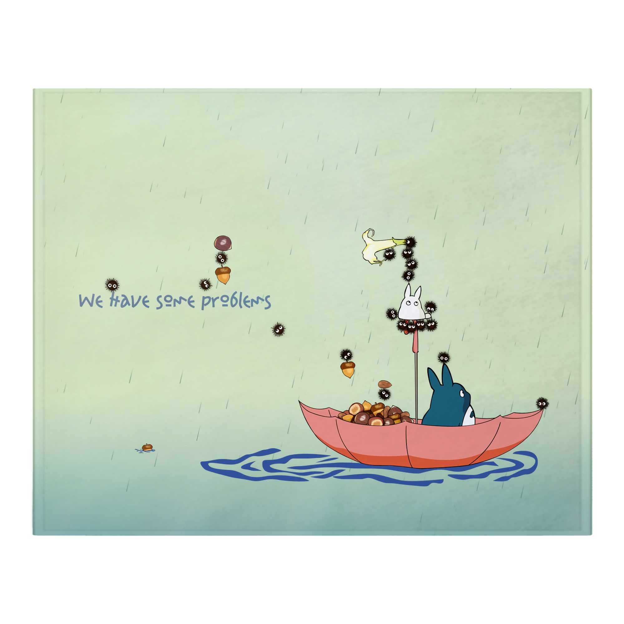 （画像用） となりのトトロ 草壁メイ 草壁サツキ My Neighbor Totoro Satsuki Kusakabe Mei Kusakabe フランネルブランケット・多サイズ対応（横型）