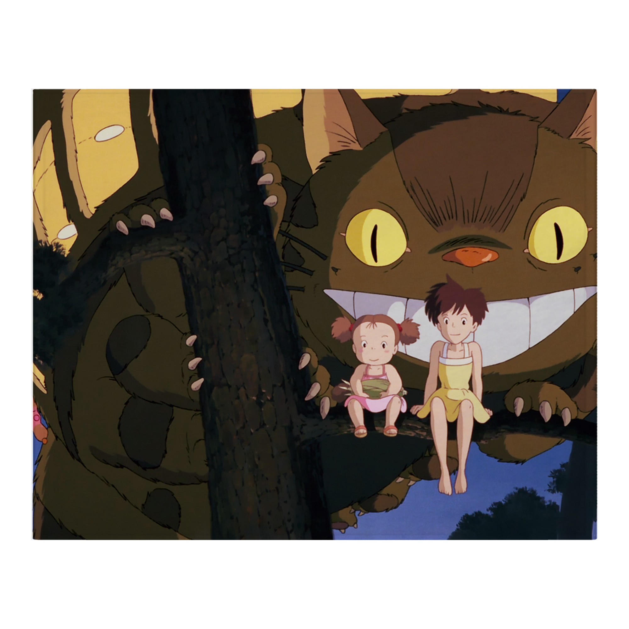 （画像用） となりのトトロ 草壁メイ 草壁サツキ My Neighbor Totoro Satsuki Kusakabe Mei Kusakabe フランネルブランケット・多サイズ対応（横型）