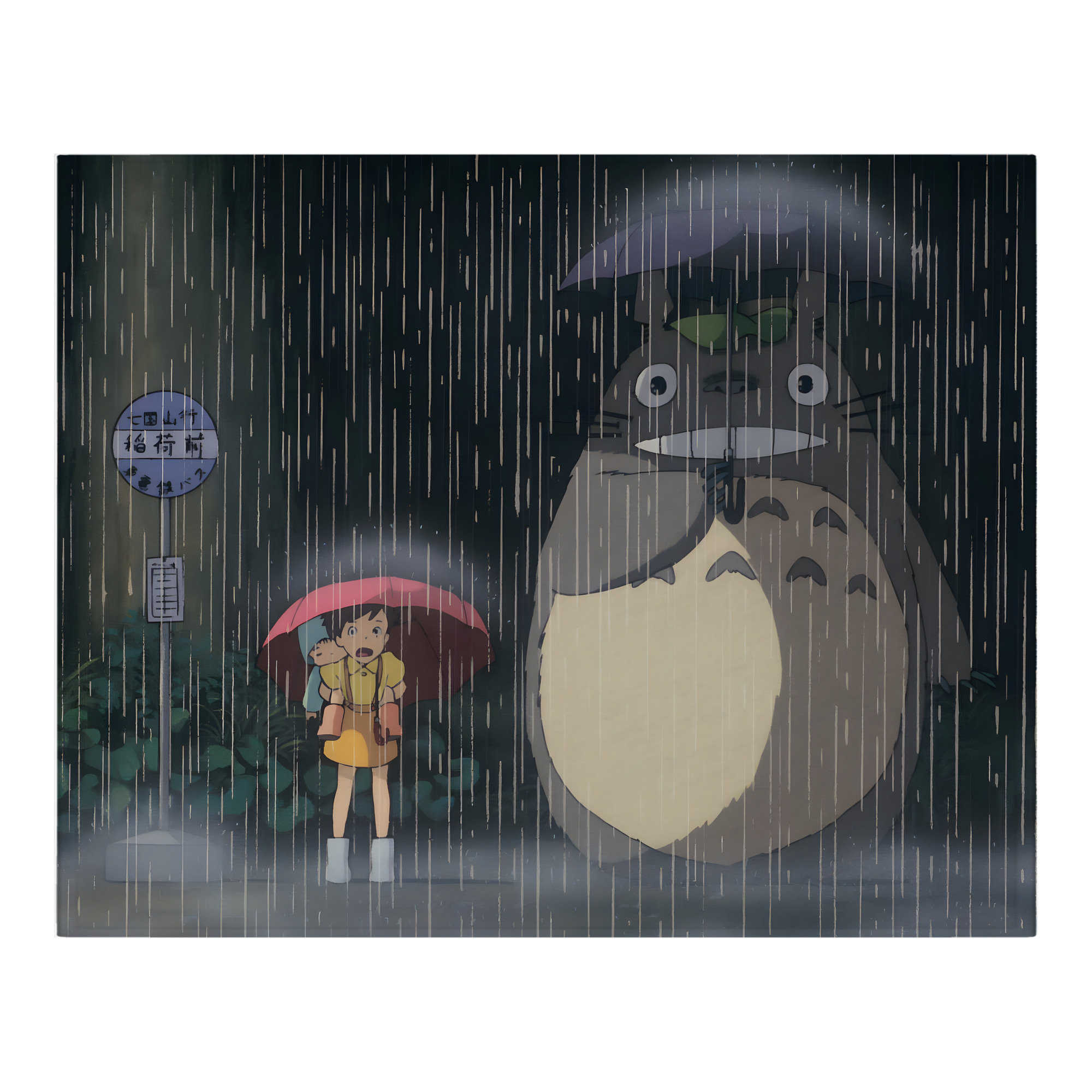 （画像用） となりのトトロ 草壁メイ 草壁サツキ My Neighbor Totoro Satsuki Kusakabe Mei Kusakabe フランネルブランケット・多サイズ対応（横型）