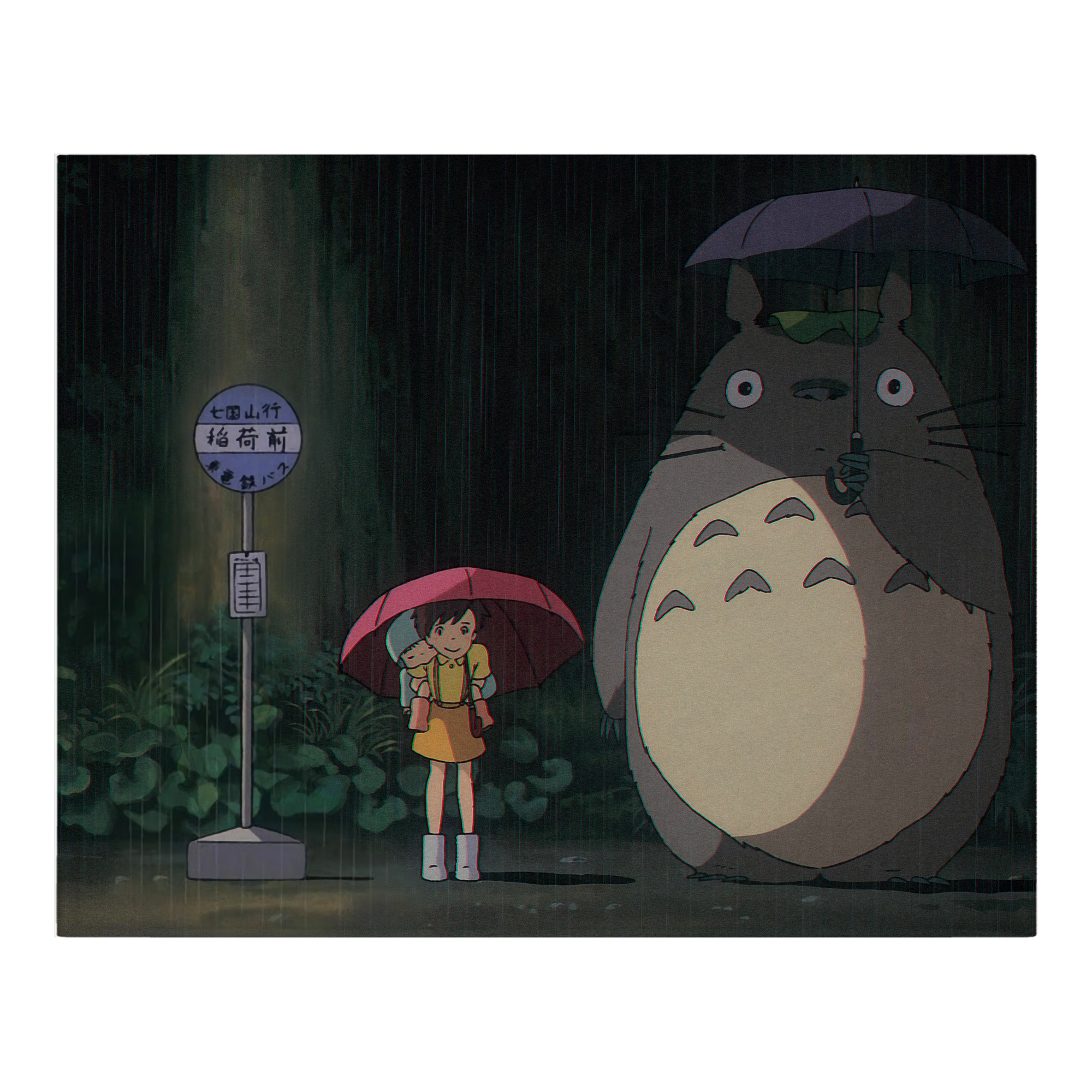 （画像用） となりのトトロ 草壁メイ 草壁サツキ My Neighbor Totoro Satsuki Kusakabe Mei Kusakabe フランネルブランケット・多サイズ対応（横型）