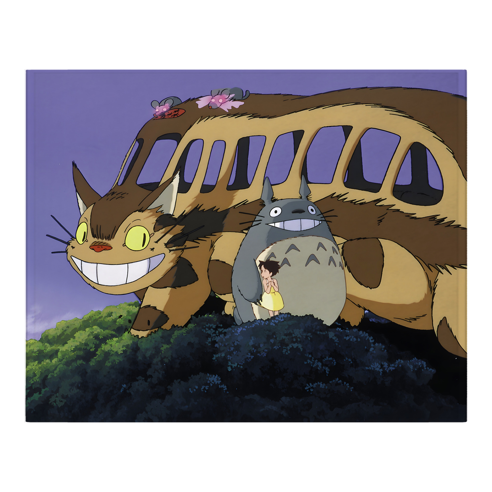 （画像用） となりのトトロ 草壁メイ 草壁サツキ My Neighbor Totoro Satsuki Kusakabe Mei Kusakabe フランネルブランケット・多サイズ対応（横型）