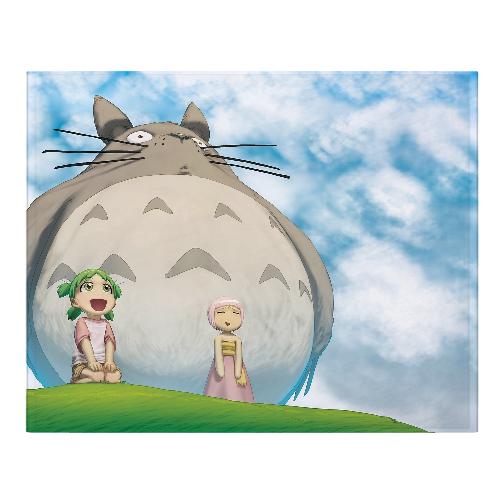 （画像用） となりのトトロ 草壁メイ 草壁サツキ My Neighbor Totoro Satsuki Kusakabe Mei Kusakabe フランネルブランケット・多サイズ対応（横型）