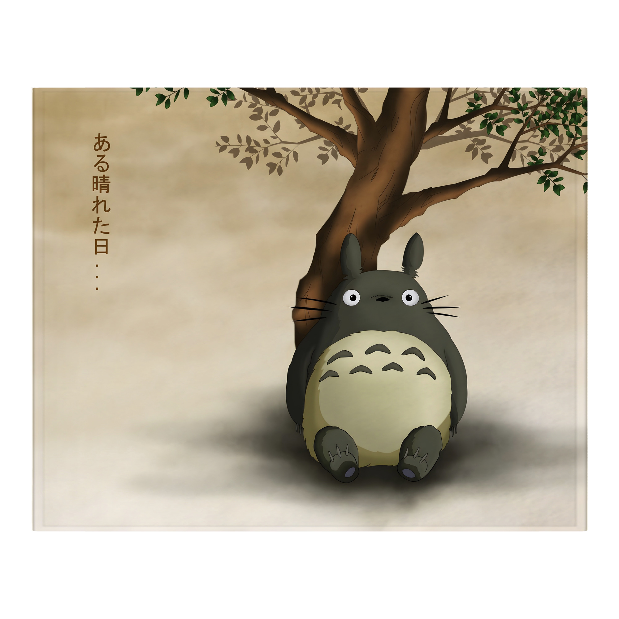 （画像用） となりのトトロ 草壁メイ 草壁サツキ My Neighbor Totoro Satsuki Kusakabe Mei Kusakabe フランネルブランケット・多サイズ対応（横型）