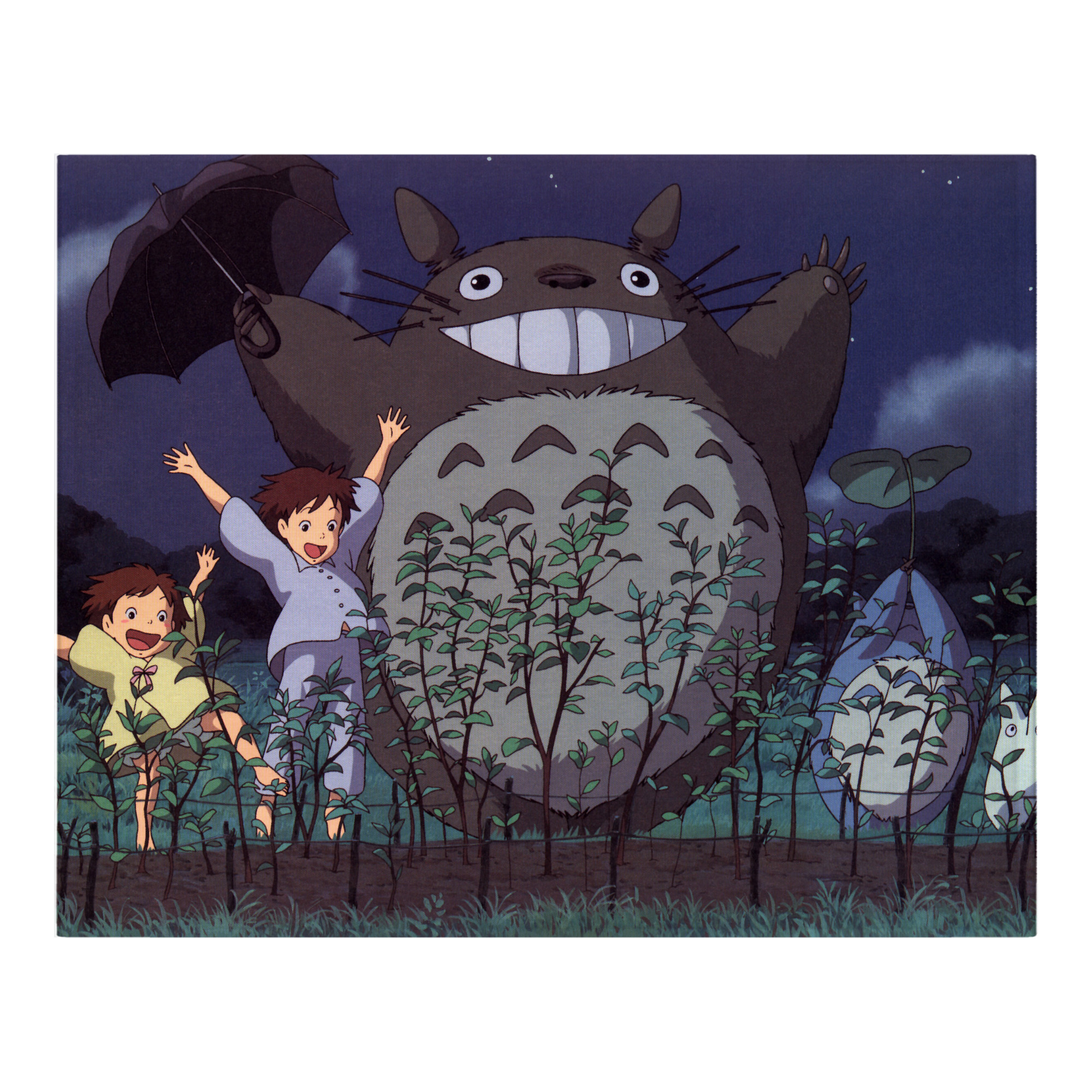 （画像用） となりのトトロ 草壁メイ 草壁サツキ My Neighbor Totoro Satsuki Kusakabe Mei Kusakabe フランネルブランケット・多サイズ対応（横型）