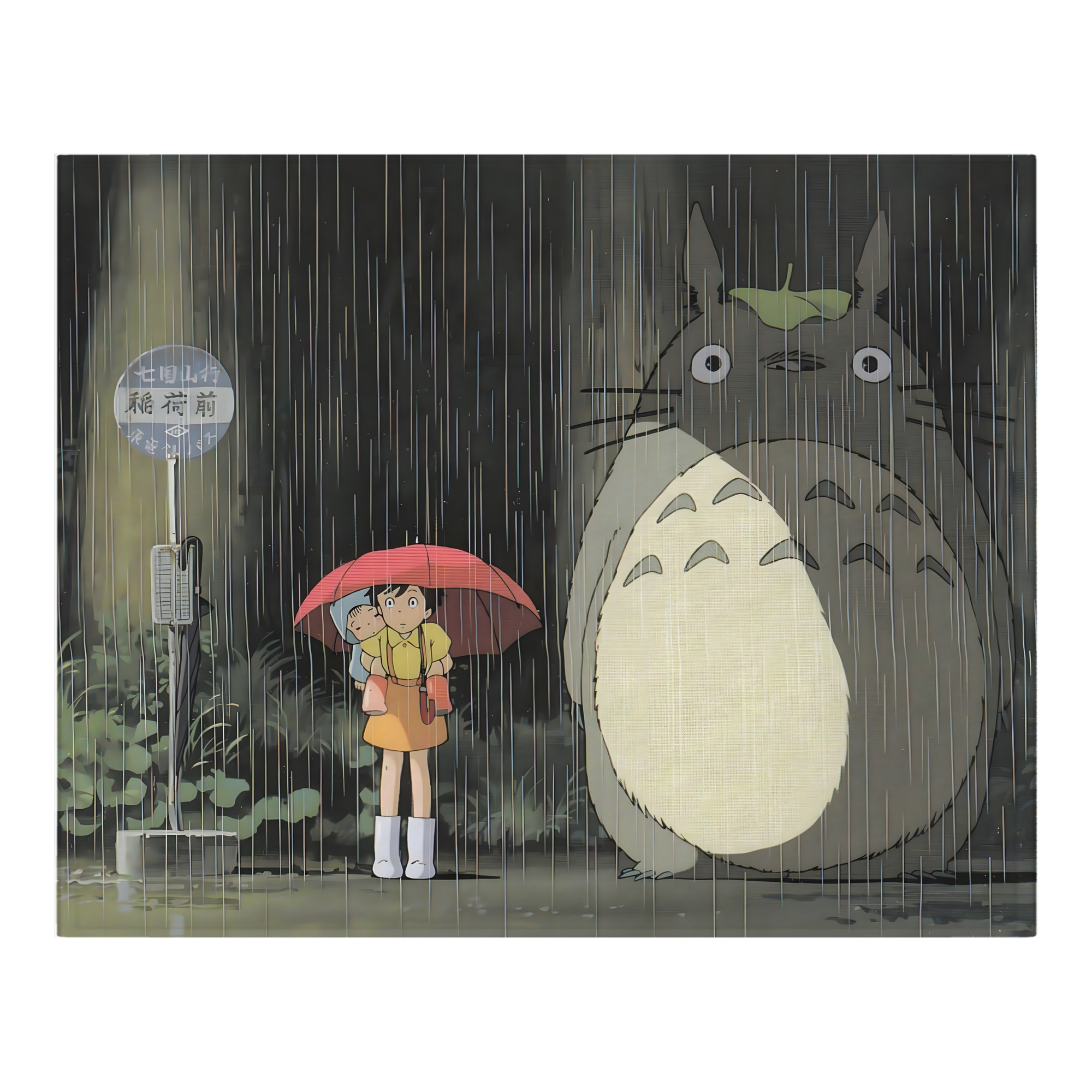 （画像用） となりのトトロ 草壁メイ 草壁サツキ My Neighbor Totoro Satsuki Kusakabe Mei Kusakabe フランネルブランケット・多サイズ対応（横型）