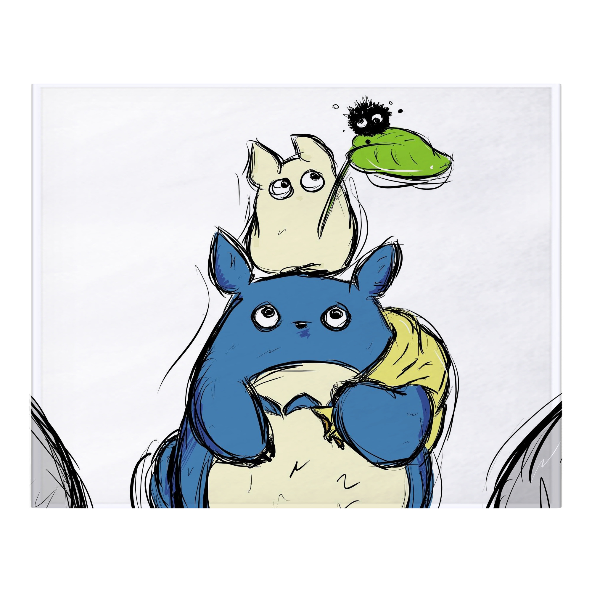 （画像用） となりのトトロ 草壁メイ 草壁サツキ My Neighbor Totoro Satsuki Kusakabe Mei Kusakabe フランネルブランケット・多サイズ対応（横型）