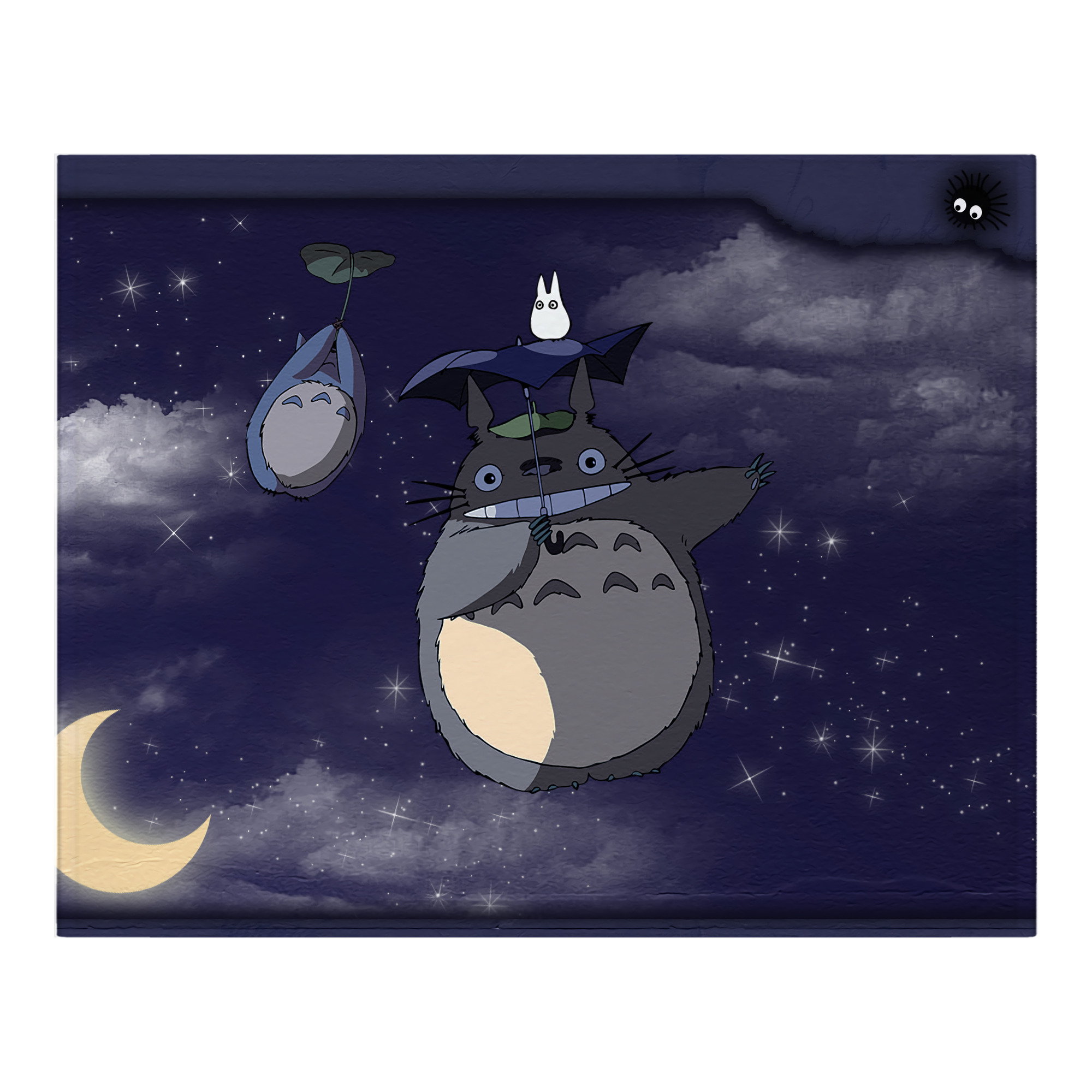 （画像用） となりのトトロ 草壁メイ 草壁サツキ My Neighbor Totoro Satsuki Kusakabe Mei Kusakabe フランネルブランケット・多サイズ対応（横型）