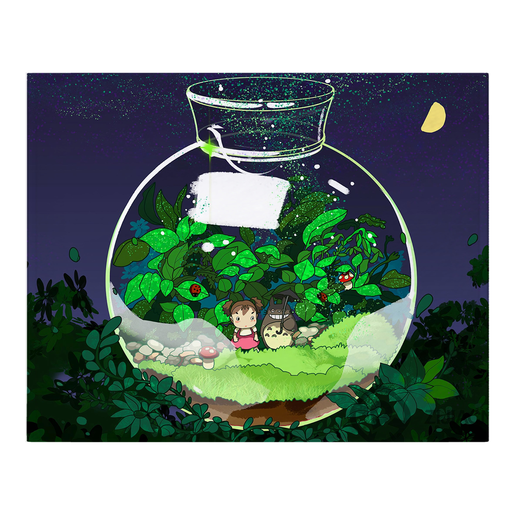 （画像用） となりのトトロ 草壁メイ 草壁サツキ My Neighbor Totoro Satsuki Kusakabe Mei Kusakabe フランネルブランケット・多サイズ対応（横型）