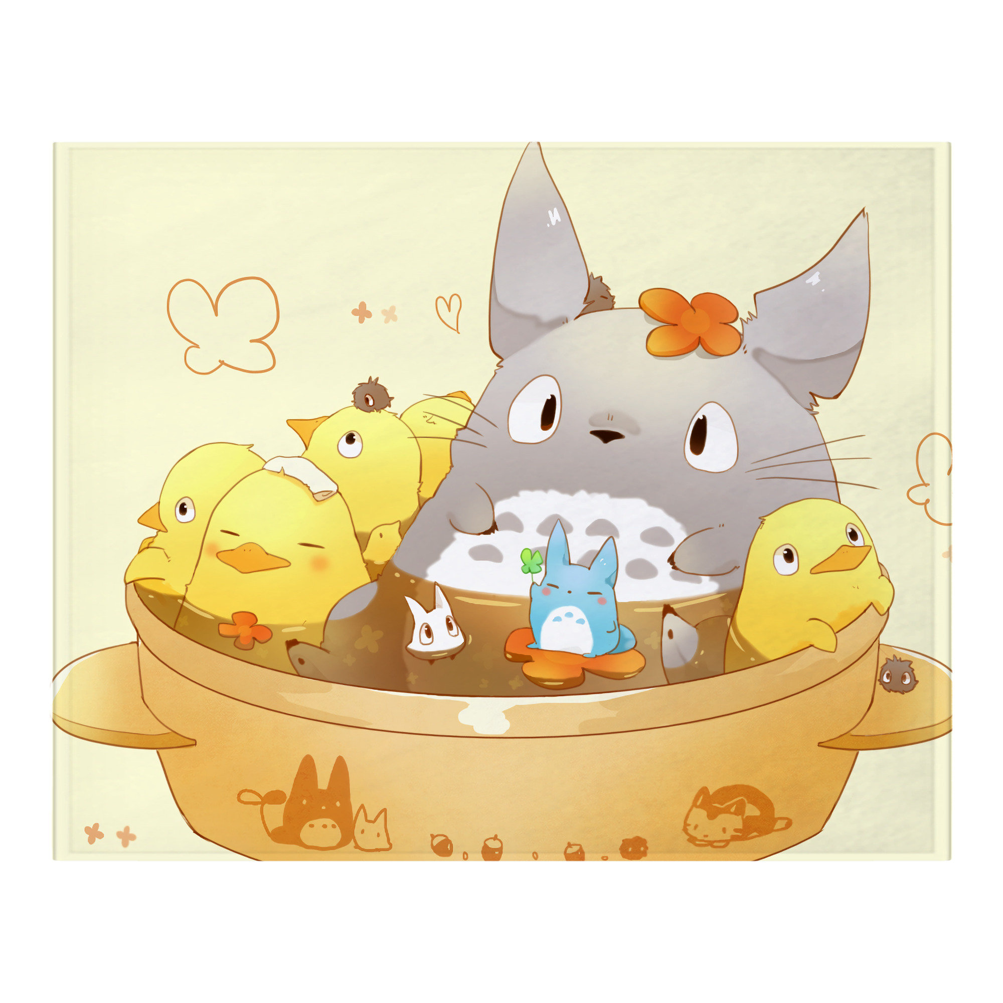 （画像用） となりのトトロ 草壁メイ 草壁サツキ My Neighbor Totoro Satsuki Kusakabe Mei Kusakabe フランネルブランケット・多サイズ対応（横型）