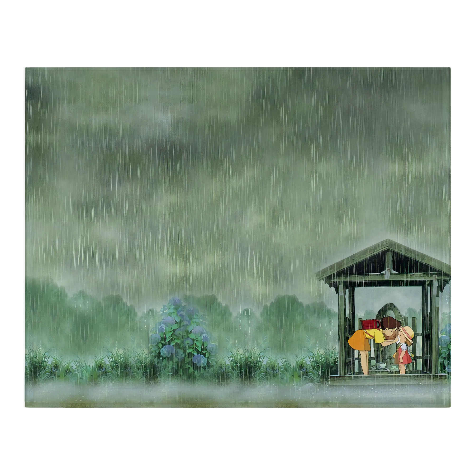 （画像用） となりのトトロ 草壁メイ 草壁サツキ My Neighbor Totoro Satsuki Kusakabe Mei Kusakabe フランネルブランケット・多サイズ対応（横型）