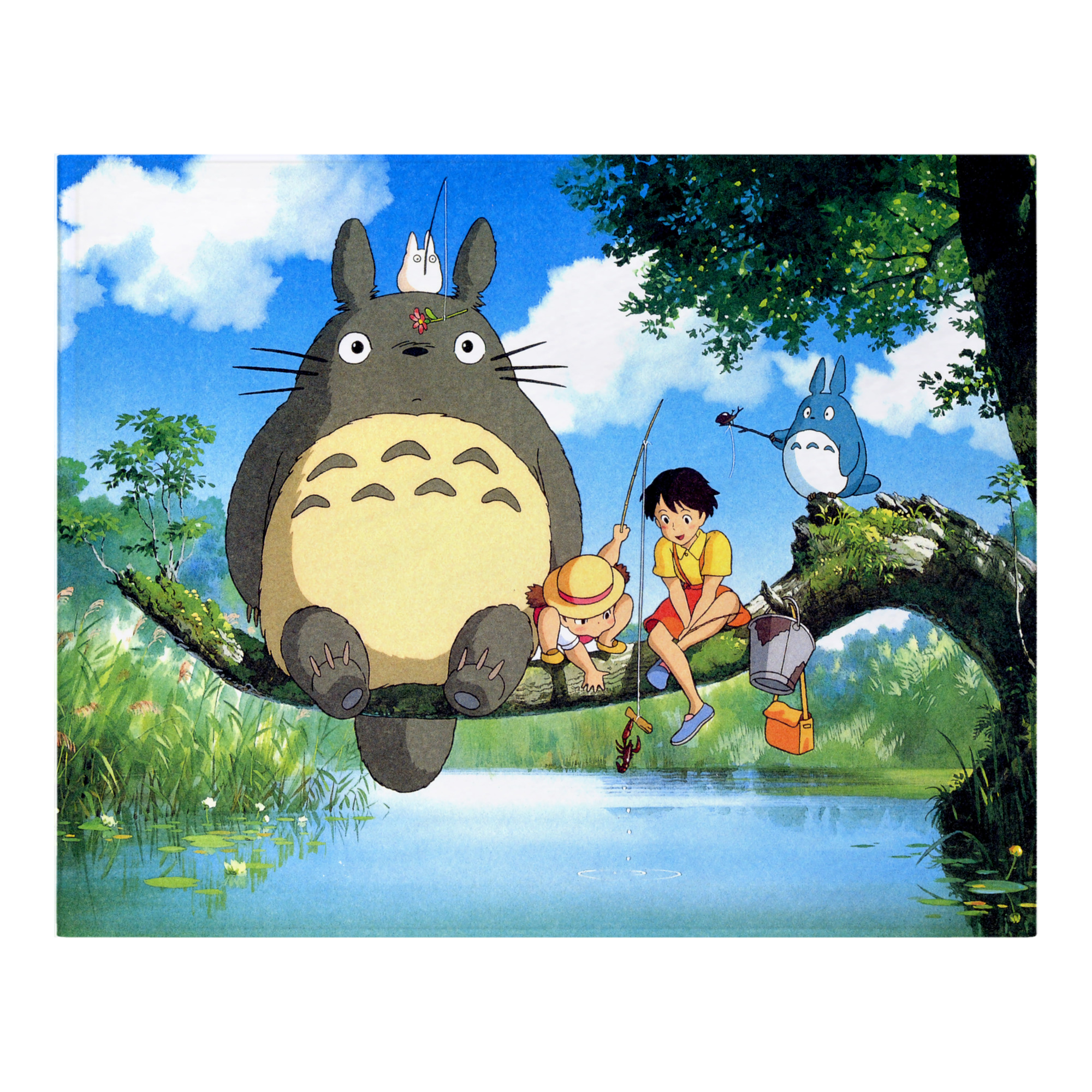 （画像用） となりのトトロ 草壁メイ 草壁サツキ My Neighbor Totoro Satsuki Kusakabe Mei Kusakabe フランネルブランケット・多サイズ対応（横型）
