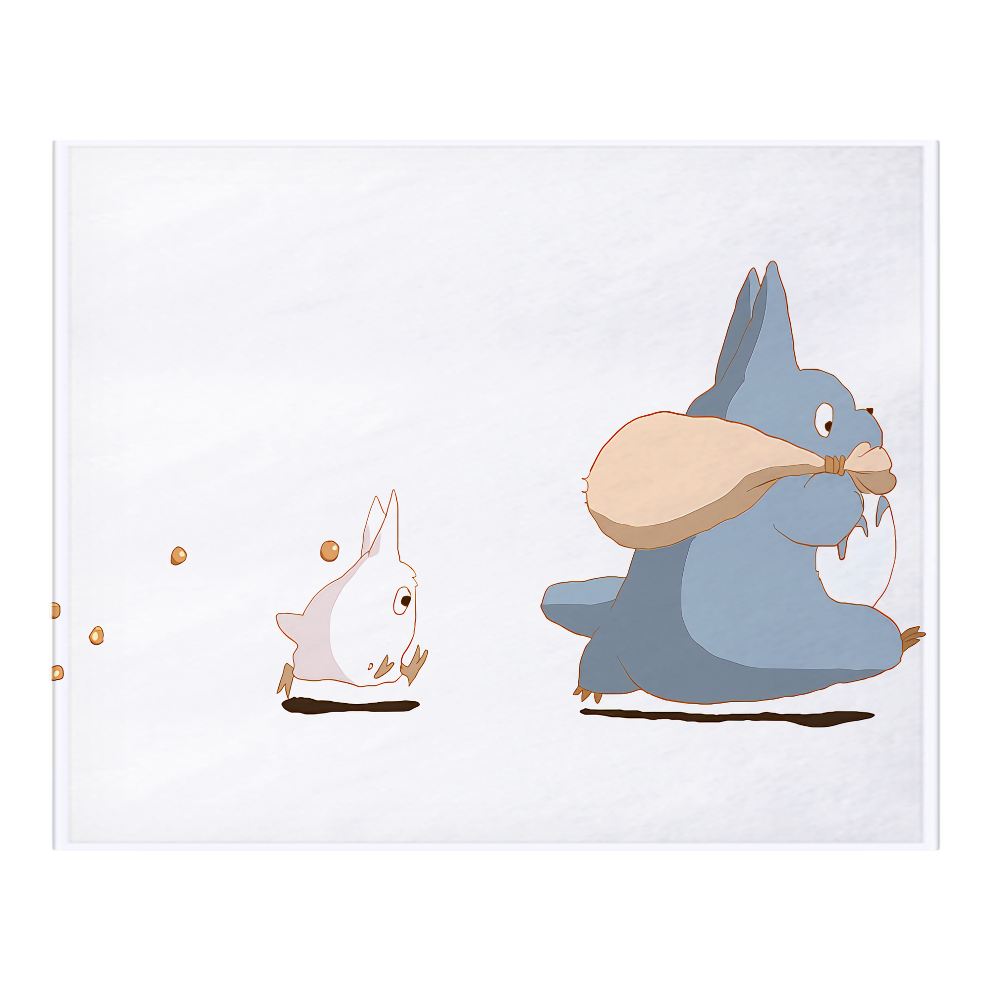 （画像用） となりのトトロ 草壁メイ 草壁サツキ My Neighbor Totoro Satsuki Kusakabe Mei Kusakabe フランネルブランケット・多サイズ対応（横型）
