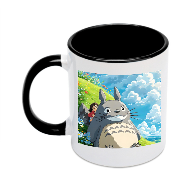 （画像用） となりのトトロ 草壁メイ 草壁サツキ My Neighbor Totoro Satsuki Kusakabe Mei Kusakabe カラーマグカップ