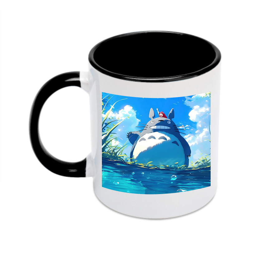 （画像用） となりのトトロ 草壁メイ 草壁サツキ My Neighbor Totoro Satsuki Kusakabe Mei Kusakabe カラーマグカップ