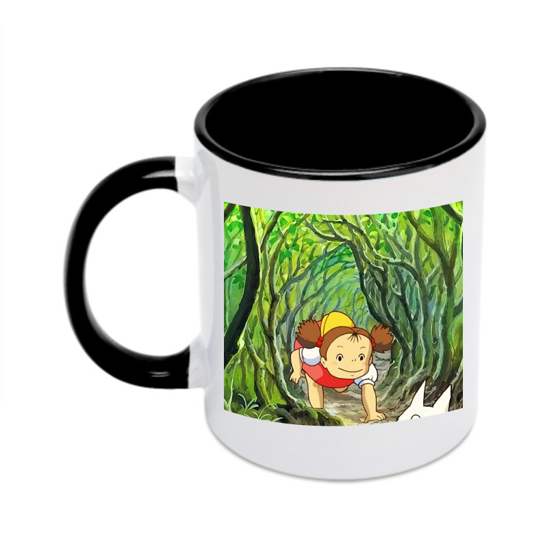 （画像用） となりのトトロ 草壁メイ 草壁サツキ My Neighbor Totoro Satsuki Kusakabe Mei Kusakabe カラーマグカップ