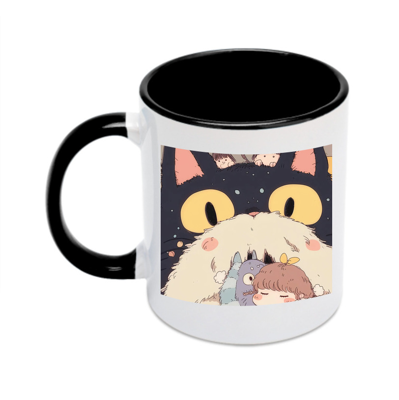 （画像用） となりのトトロ 草壁メイ 草壁サツキ My Neighbor Totoro Satsuki Kusakabe Mei Kusakabe カラーマグカップ