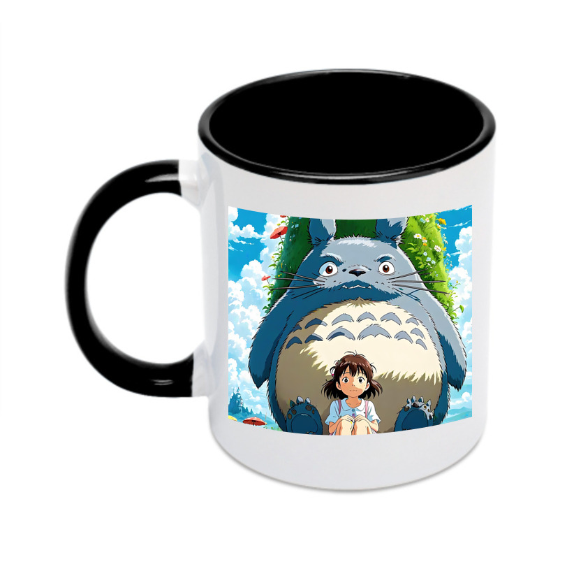 （画像用） となりのトトロ 草壁メイ 草壁サツキ My Neighbor Totoro Satsuki Kusakabe Mei Kusakabe カラーマグカップ