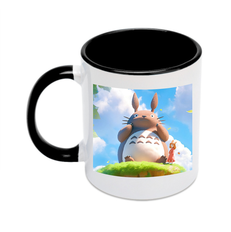（画像用） となりのトトロ 草壁メイ 草壁サツキ My Neighbor Totoro Satsuki Kusakabe Mei Kusakabe カラーマグカップ
