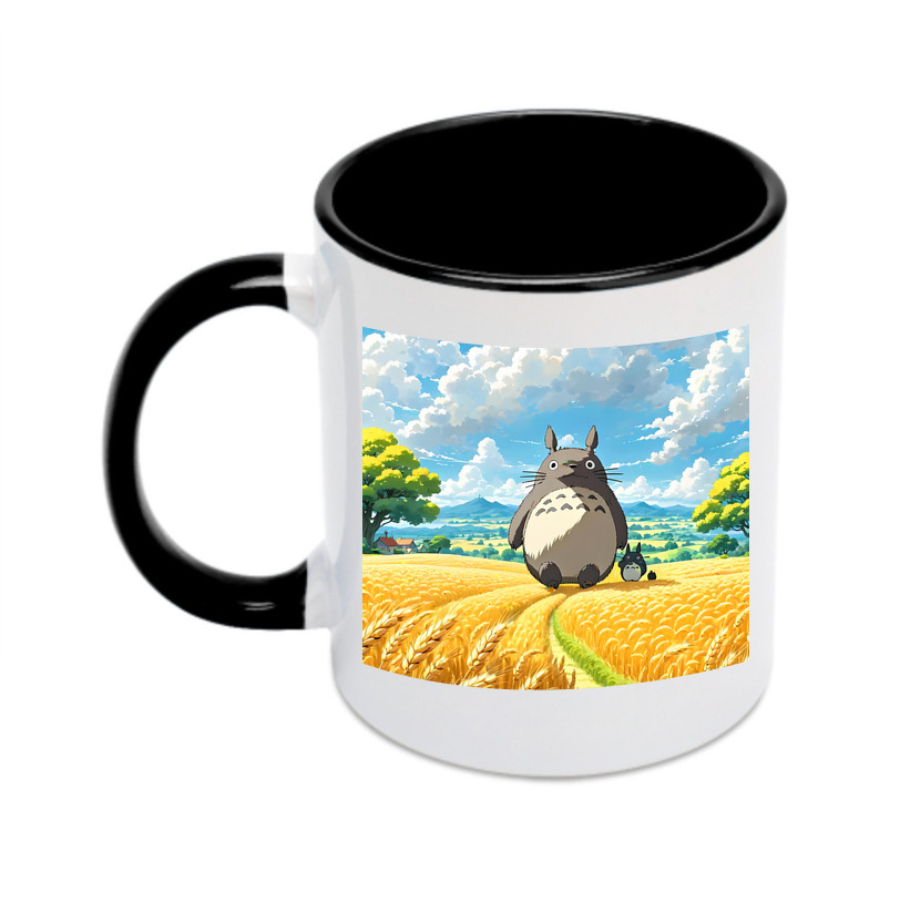 （画像用） となりのトトロ 草壁メイ 草壁サツキ My Neighbor Totoro Satsuki Kusakabe Mei Kusakabe カラーマグカップ