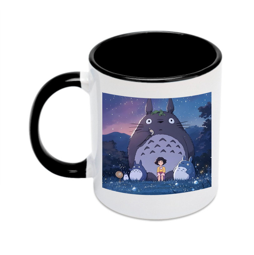 （画像用） となりのトトロ 草壁メイ 草壁サツキ My Neighbor Totoro Satsuki Kusakabe Mei Kusakabe カラーマグカップ