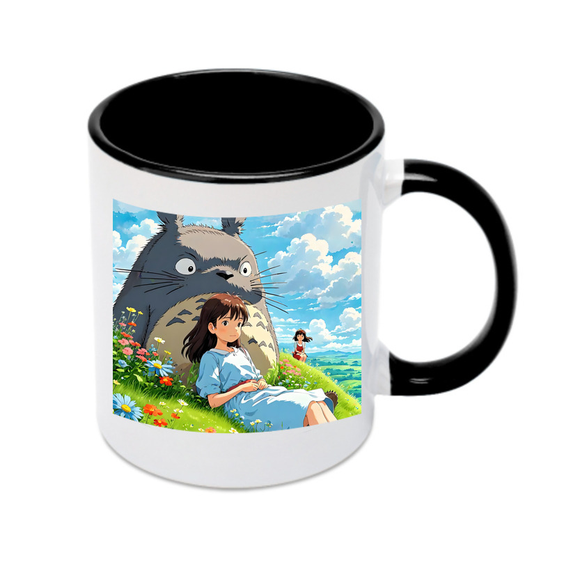（画像用） となりのトトロ 草壁メイ 草壁サツキ My Neighbor Totoro Satsuki Kusakabe Mei Kusakabe カラーマグカップ