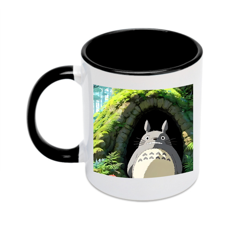 （画像用） となりのトトロ 草壁メイ 草壁サツキ My Neighbor Totoro Satsuki Kusakabe Mei Kusakabe カラーマグカップ