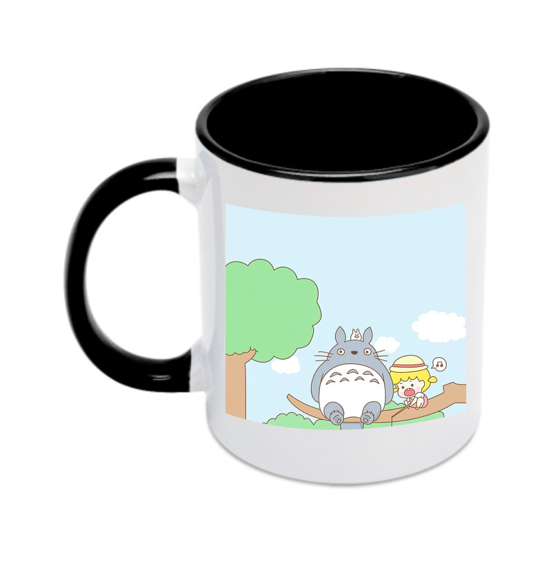 （画像用） となりのトトロ 草壁メイ 草壁サツキ My Neighbor Totoro Satsuki Kusakabe Mei Kusakabe カラーマグカップ