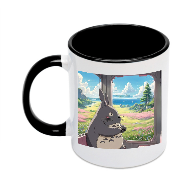 （画像用） となりのトトロ 草壁メイ 草壁サツキ My Neighbor Totoro Satsuki Kusakabe Mei Kusakabe カラーマグカップ