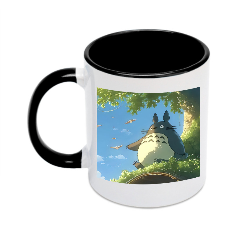 （画像用） となりのトトロ 草壁メイ 草壁サツキ My Neighbor Totoro Satsuki Kusakabe Mei Kusakabe カラーマグカップ