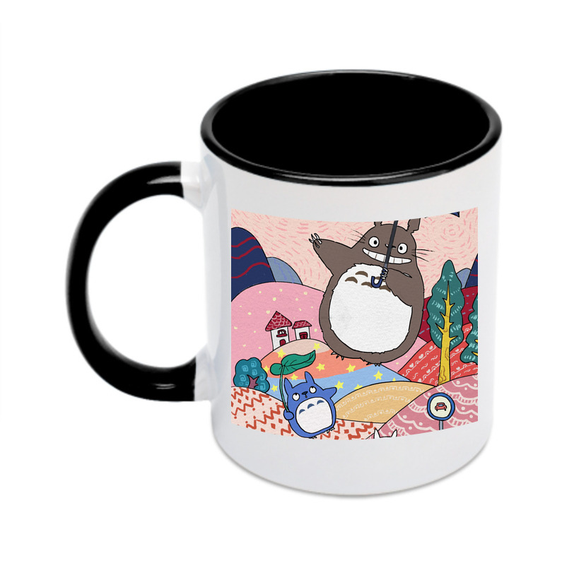 （画像用） となりのトトロ 草壁メイ 草壁サツキ My Neighbor Totoro Satsuki Kusakabe Mei Kusakabe カラーマグカップ