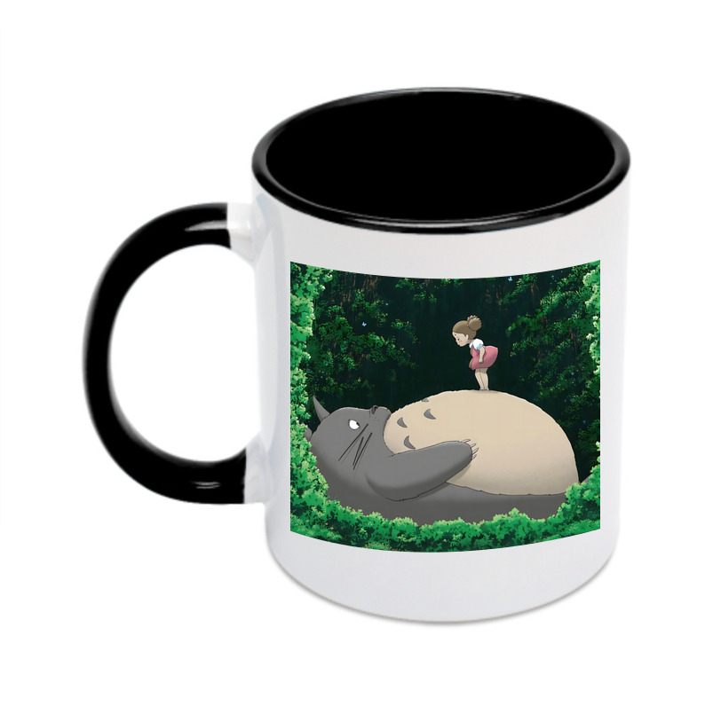 （画像用） となりのトトロ 草壁メイ 草壁サツキ My Neighbor Totoro Satsuki Kusakabe Mei Kusakabe カラーマグカップ