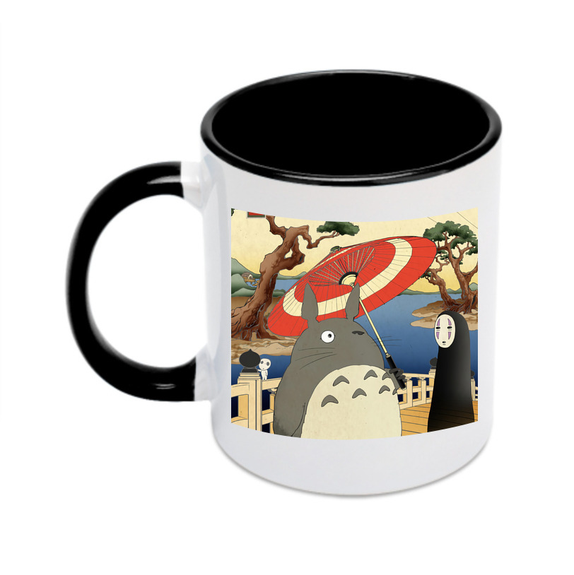 （画像用） となりのトトロ 草壁メイ 草壁サツキ My Neighbor Totoro Satsuki Kusakabe Mei Kusakabe カラーマグカップ