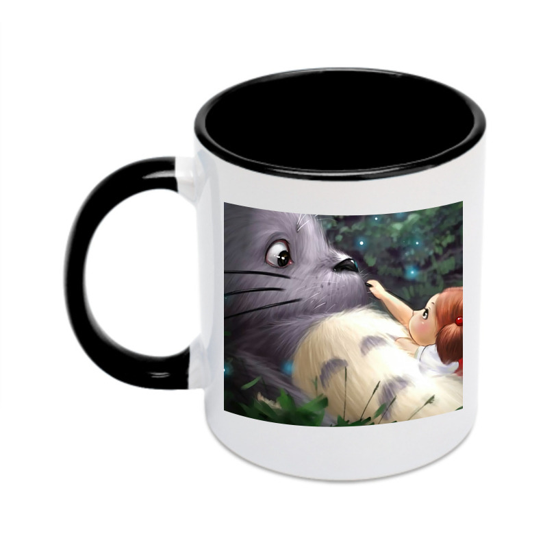 （画像用） となりのトトロ 草壁メイ 草壁サツキ My Neighbor Totoro Satsuki Kusakabe Mei Kusakabe カラーマグカップ