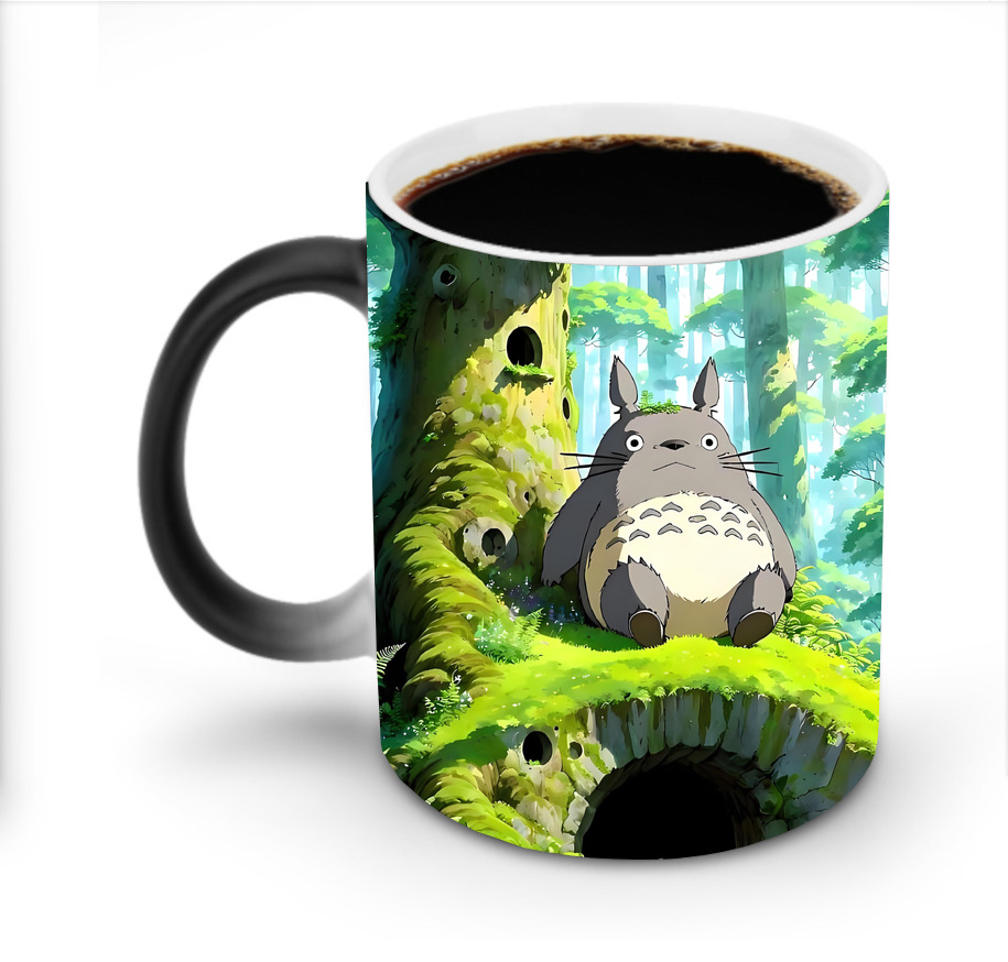 （画像用） となりのトトロ 草壁メイ 草壁サツキ My Neighbor Totoro Satsuki Kusakabe Mei Kusakabe 温度変色マグカップ