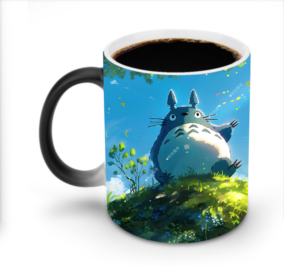 （画像用） となりのトトロ 草壁メイ 草壁サツキ My Neighbor Totoro Satsuki Kusakabe Mei Kusakabe 温度変色マグカップ
