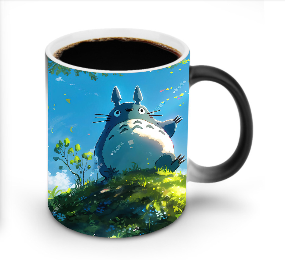 （画像用） となりのトトロ 草壁メイ 草壁サツキ My Neighbor Totoro Satsuki Kusakabe Mei Kusakabe 温度変色マグカップ