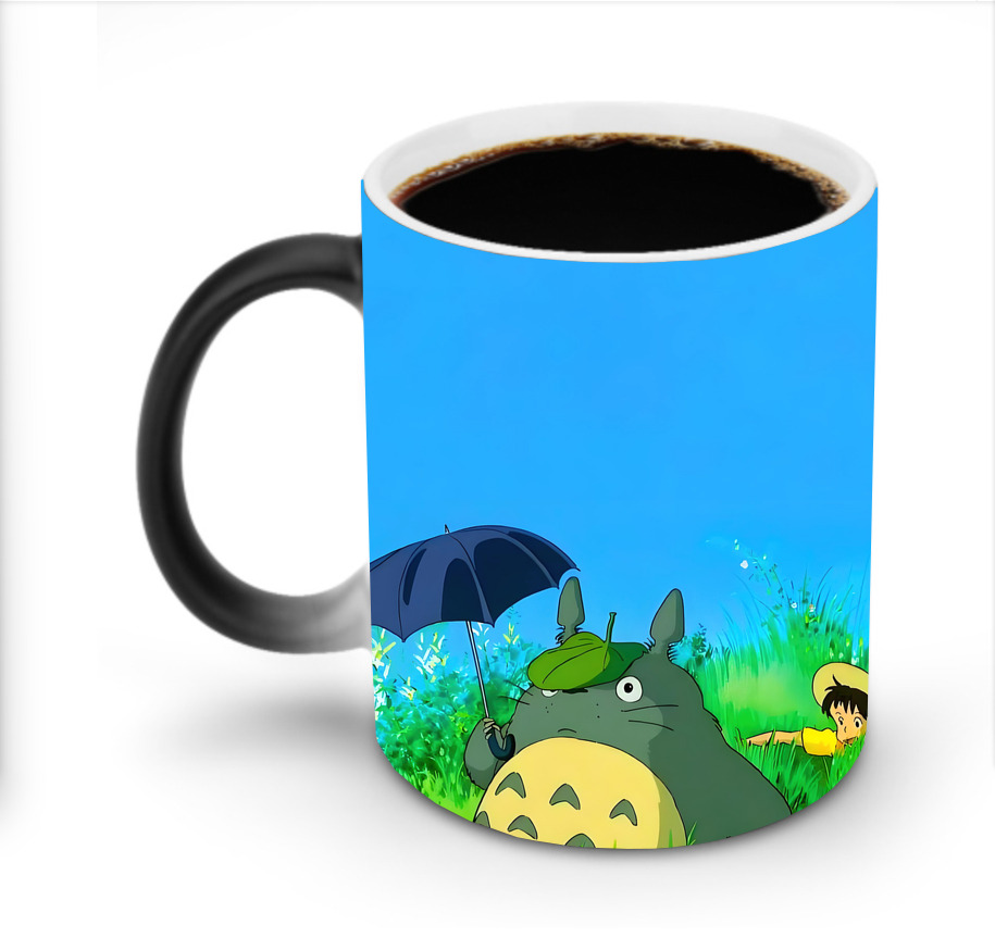（画像用） となりのトトロ 草壁メイ 草壁サツキ My Neighbor Totoro Satsuki Kusakabe Mei Kusakabe 温度変色マグカップ