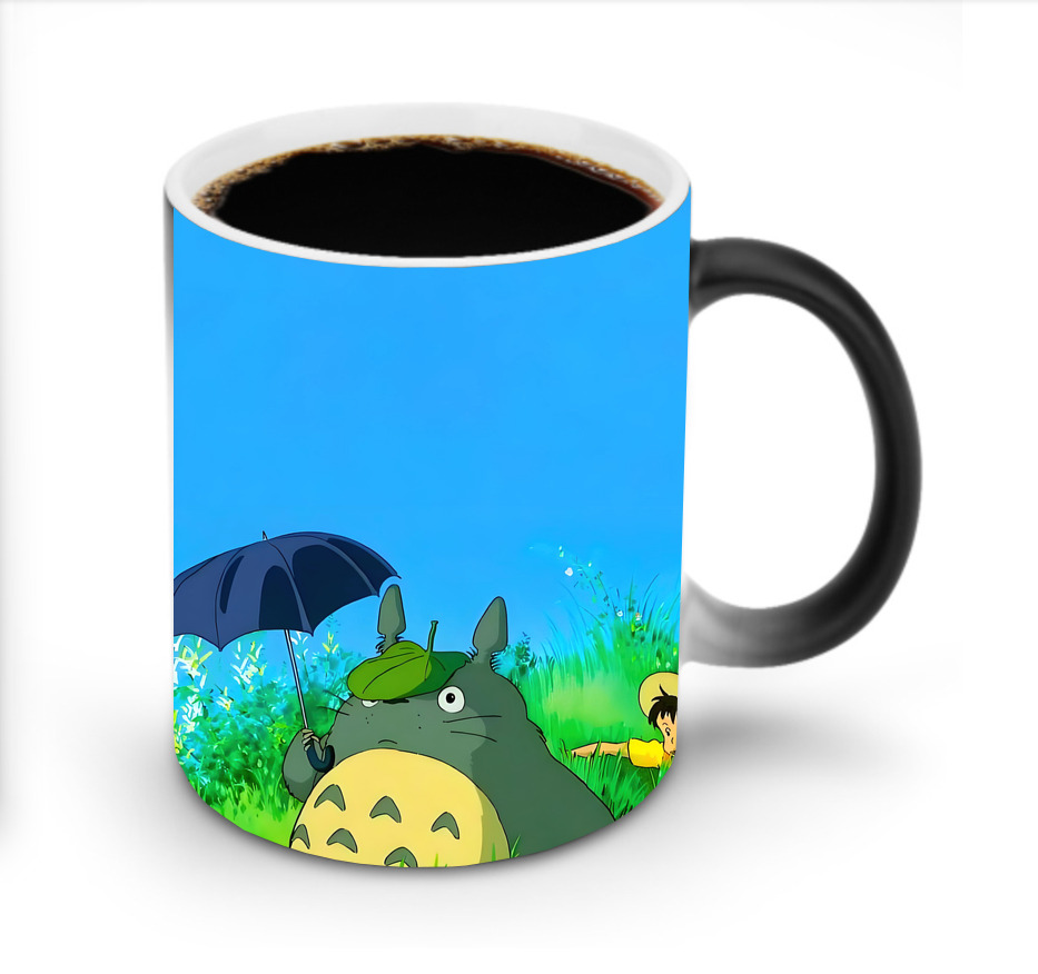 （画像用） となりのトトロ 草壁メイ 草壁サツキ My Neighbor Totoro Satsuki Kusakabe Mei Kusakabe 温度変色マグカップ