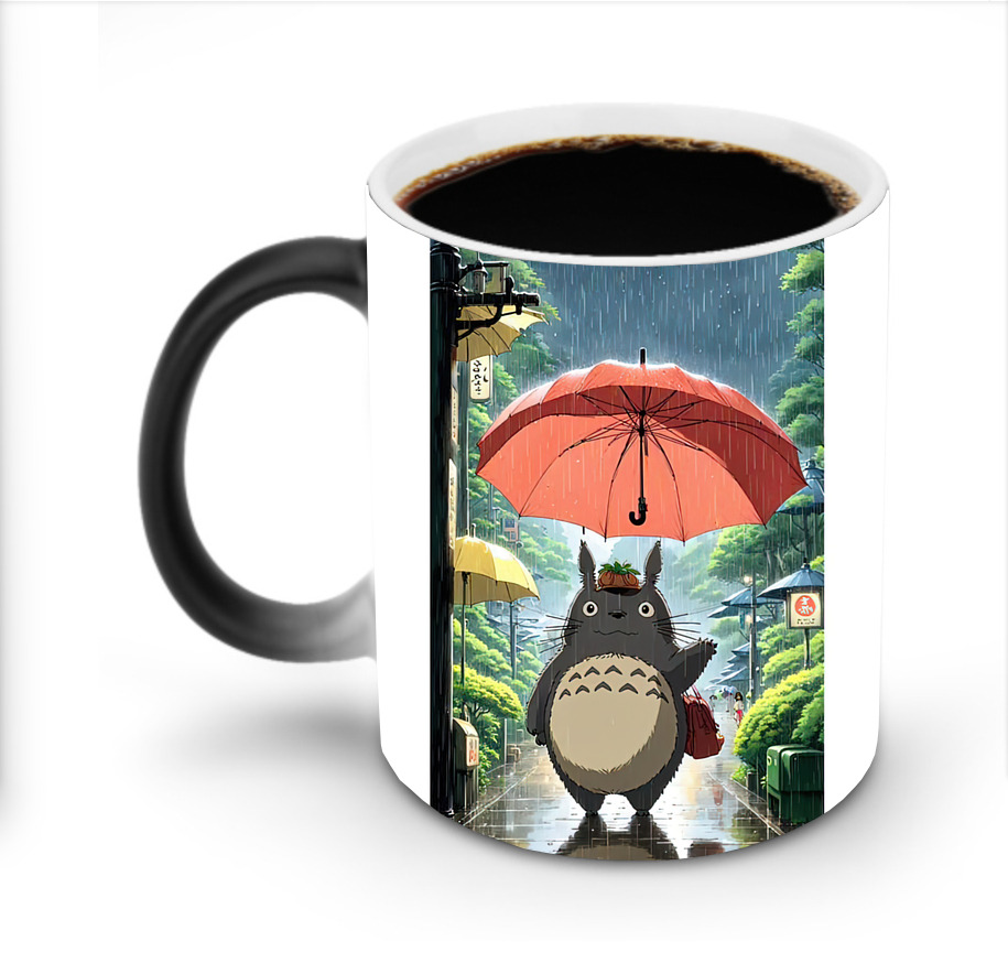 （画像用） となりのトトロ 草壁メイ 草壁サツキ My Neighbor Totoro Satsuki Kusakabe Mei Kusakabe 温度変色マグカップ