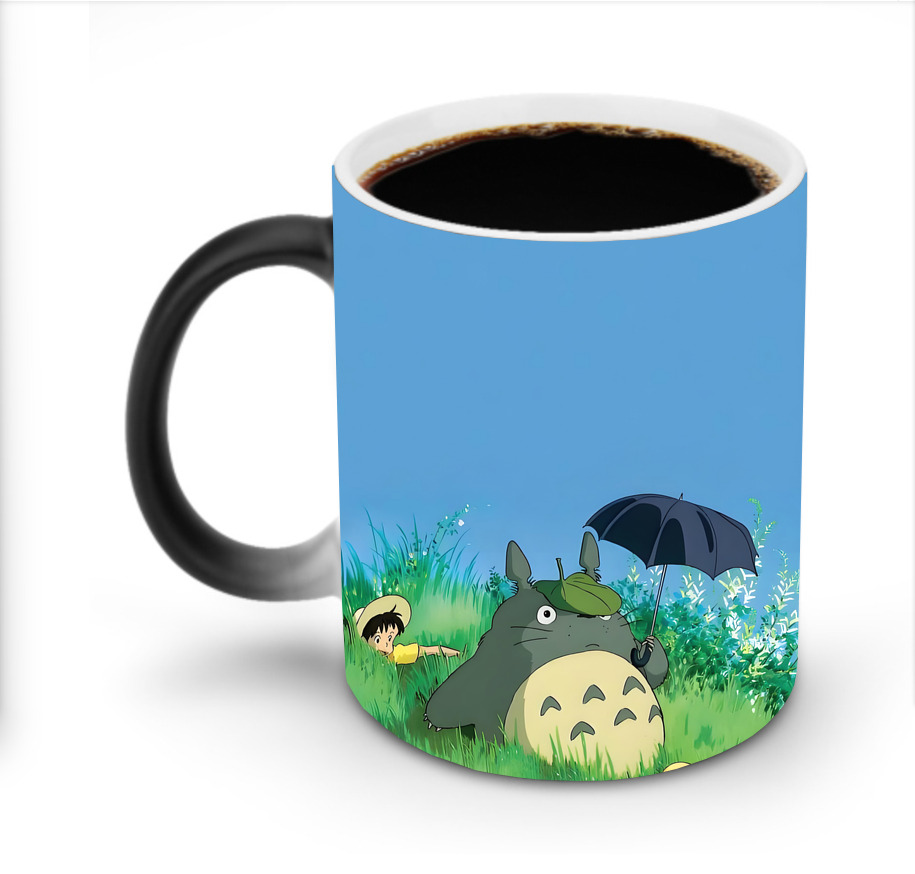 （画像用） となりのトトロ 草壁メイ 草壁サツキ My Neighbor Totoro Satsuki Kusakabe Mei Kusakabe 温度変色マグカップ